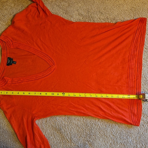 Ladie's Talbots knit blouse sz PM - Picture 6 of 7